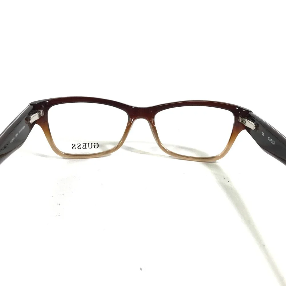 Guess Eyeglasses Frames GU2423 BRN Brown Fade Cat Eye Snakeskin 49-15-135